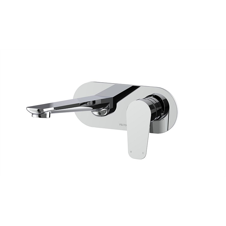 Felton Willo II Wall Mounted Basin/Bath Mixer Chrome