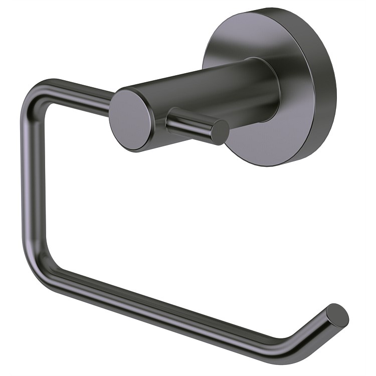 LeVivi Aspen Stainless Steel Toilet Roll Holder Gunmetal LeVivi Aspen Stainless Steel Toilet Roll Holder Gunmetal