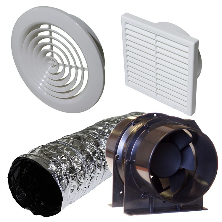 Weiss FV101 Clear-Flow Inline Extractor Fan