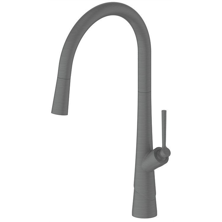 Greens Lustro Sink Mixer with Pull-Down Spout Gunmetal