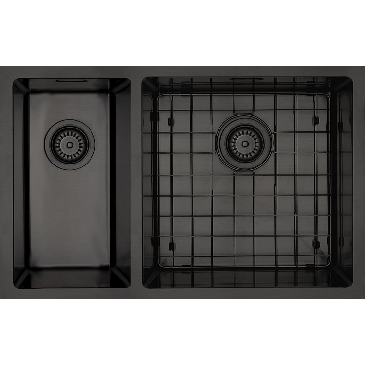 Mercer Aurora Bowl & 1/2 LH Sink Insert Black