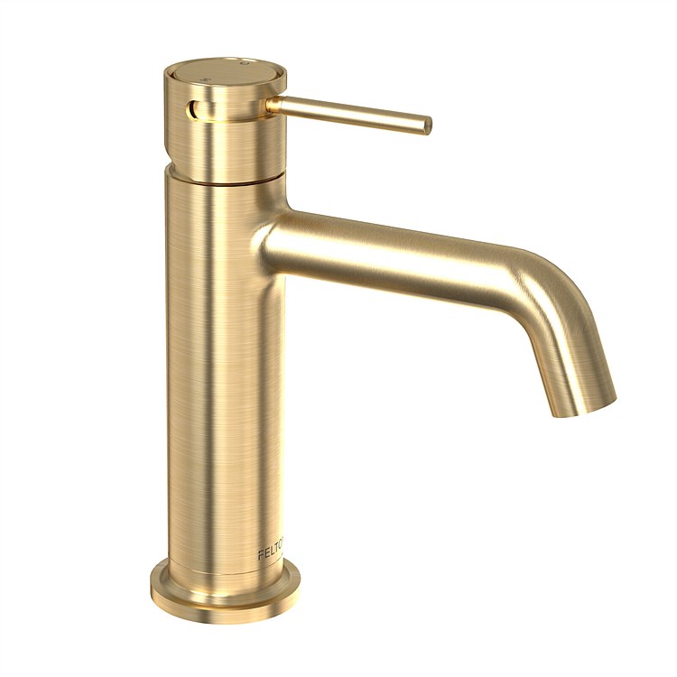 Felton Tate Basin Mixer Brushed Gold Felton Tate Basin Mixer Brushed Gold