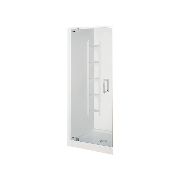 Englefield Azure II 900mm 3 Sided Corner Contour Shower Enclosure White
