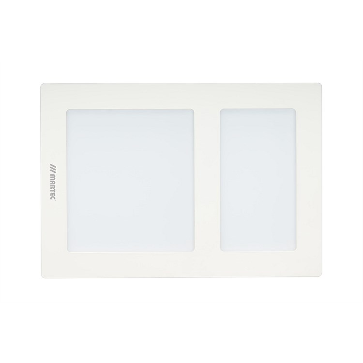 Martec Aspire 2 x 400w Halogen 3 in 1 Bathroom Heater, Fan & Light White