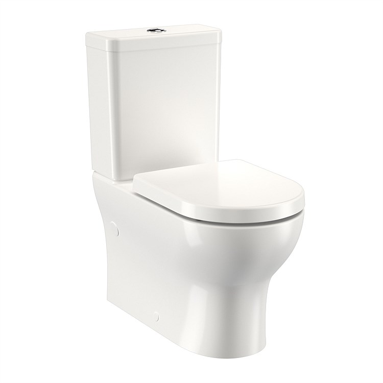 Clark Round Alto II Back to Wall Toilet Suite
