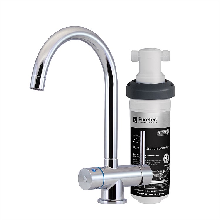 Puretec Tripla T4 Faucet with Quick-Twist Filter 23,000L