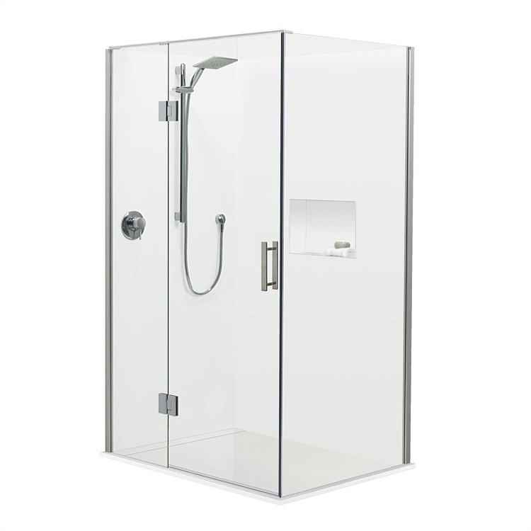 Atlantis Brenner 1200mm LH 2 Wall Shower Enclosure