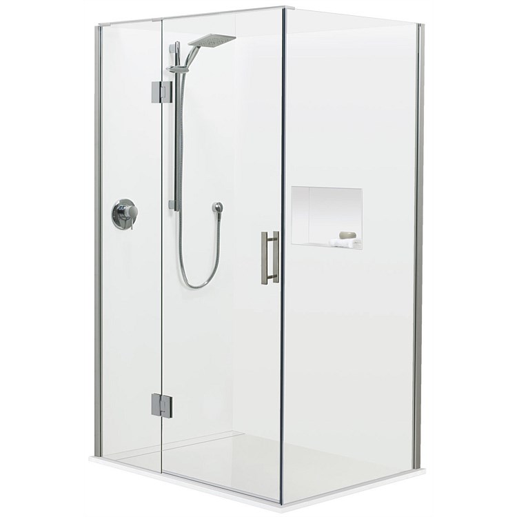 Atlantis Brenner 900mm LH 2 Wall Shower Enclosure