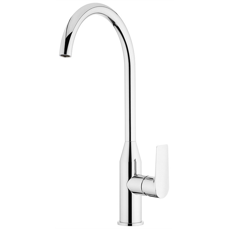 Voda Olympia Gooseneck Sink Mixer Chrome