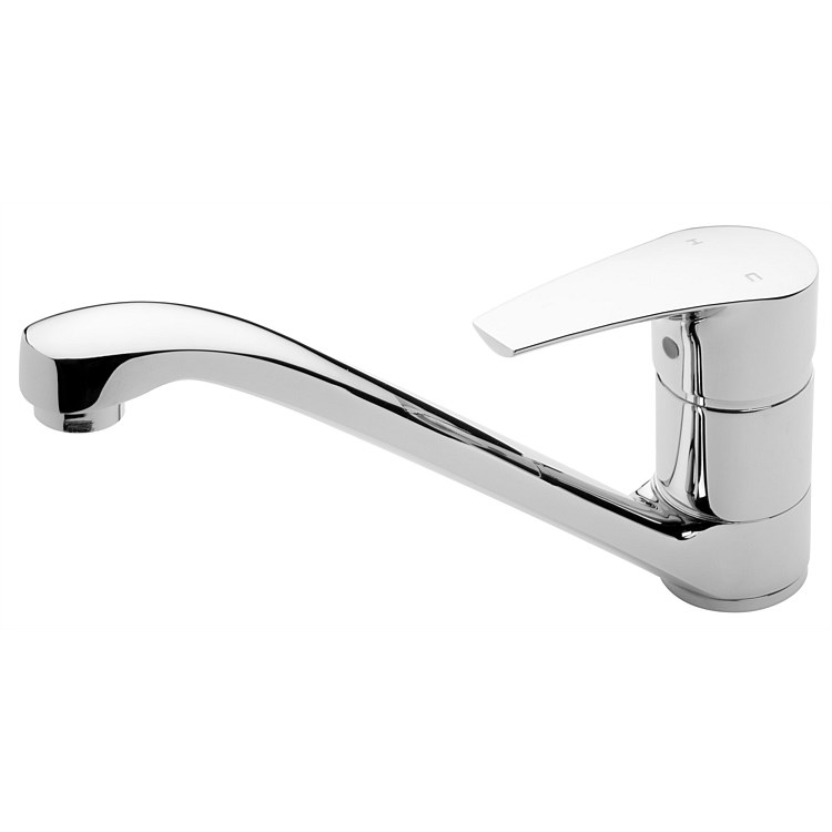 Voda Ecomix Cast Spout Sink Mixer Chrome