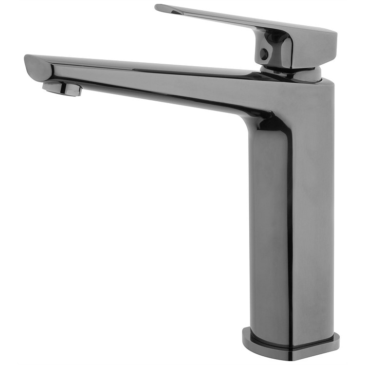 Voda Eclipse Sink Mixer Mirrored Black