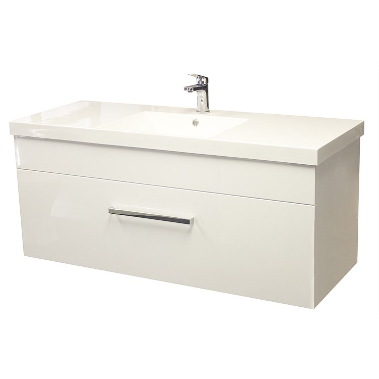 LeVivi York Neo 1200mm Wall-Hung Vanity White