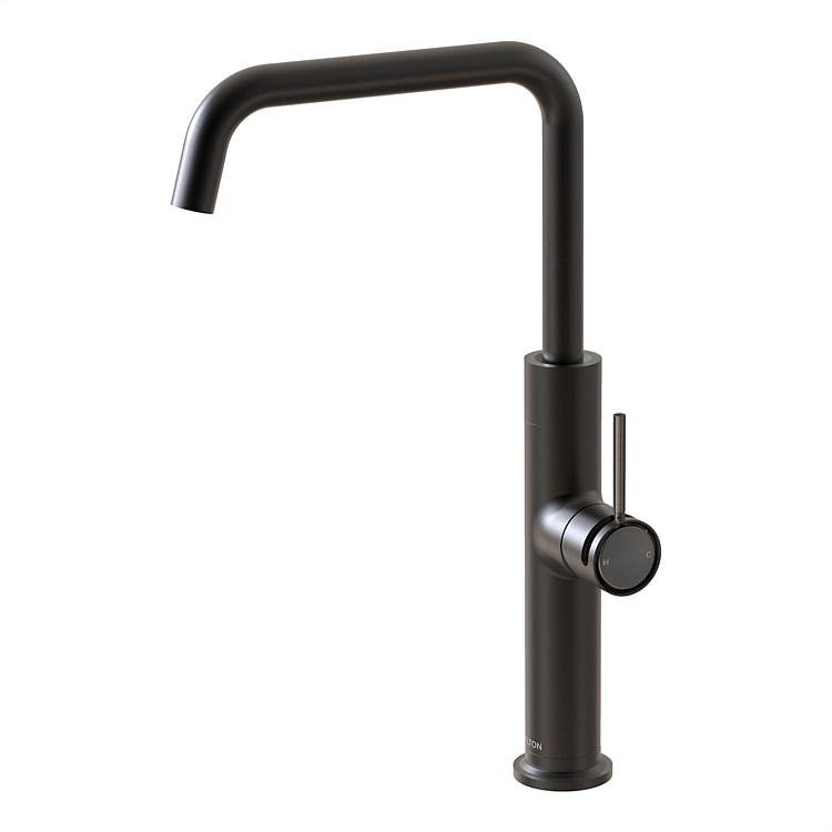 Felton Tate Sink Mixer Matte Black/Brushed Gunmetal Felton Tate Sink Mixer Matte Black/Brushed Gunmetal