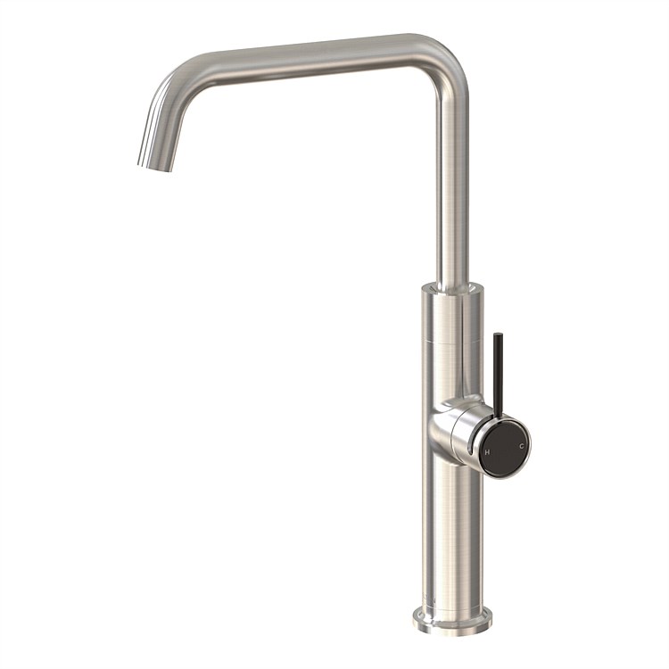 Felton Tate Sink Mixer Brushed Nickel/Matte Black Felton Tate Sink Mixer Brushed Nickel/Matte Black