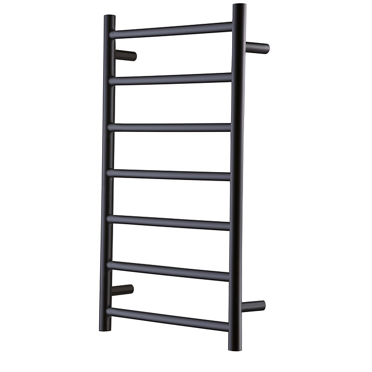 LeVivi 7 Bar 825mm Round Towel Warmer Black