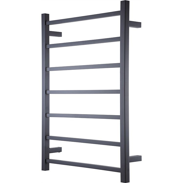 LeVivi 7 Bar 825mm Square Towel Warmer Black