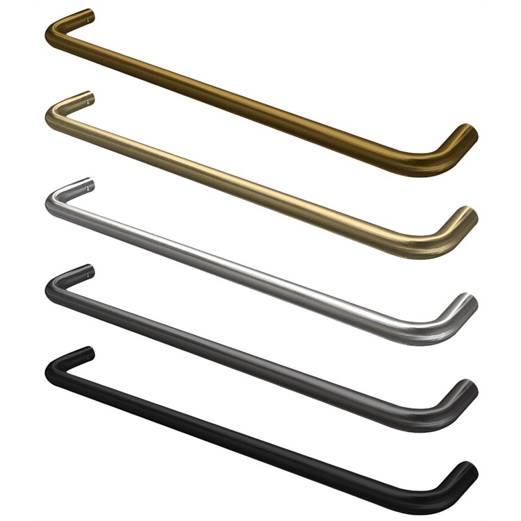 Atlantis Icona Chateau Towel Bar Heated Towel Rail Brushed Gold