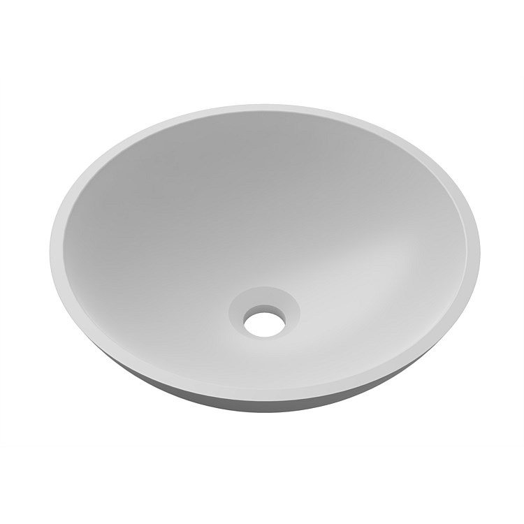 LeVivi Liso Classic Vessel Basin White