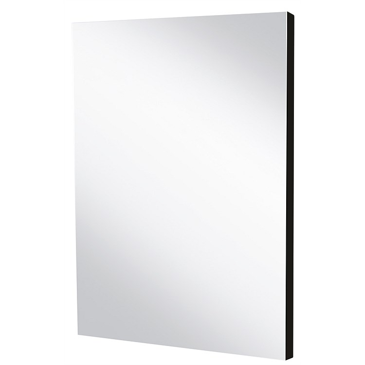 Aalborg 600mm Polished Edge Mirror with Black Frame