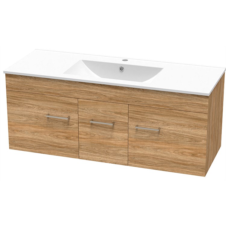 Clearlite Classic Valley 1200mm Wall-Hung Vanity Dark Oak Clearlite Classic Valley 1200mm Wall-Hung Vanity Dark Oak