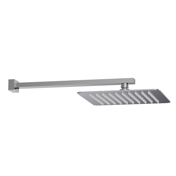 Progetto Venice Square 250mm Wall Mounted Rainhead Chrome