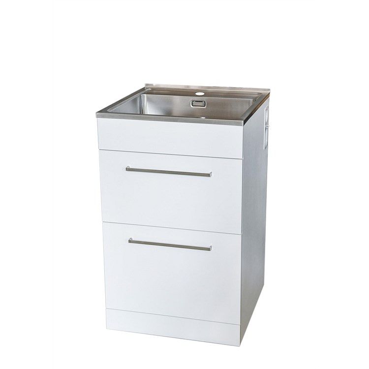 LeVivi Elite 560 Laundry Tub with Drawers White