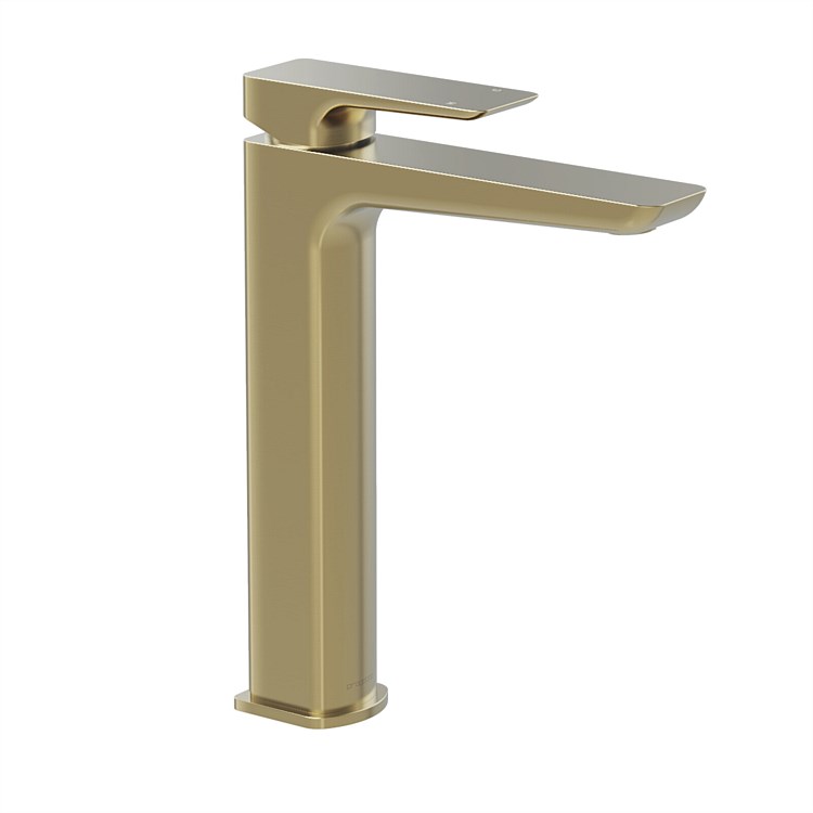 Plumbline Venice Vessel Basin Mixer Brushed Brass Plumbline Venice Vessel Basin Mixer Brushed Brass