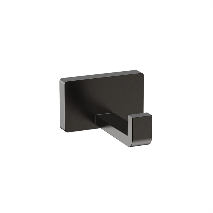 Plumbline Venice Robe Hook Brushed Gunmetal