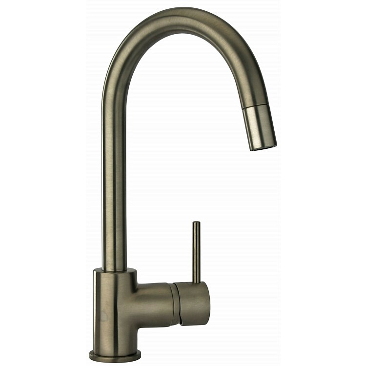 Paini Cox Pull-Out Hand Spray Sink Mixer Brushed Nickel