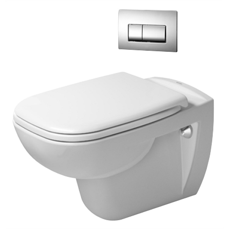 Duravit D-Code Wall-Hung Toilet Suite