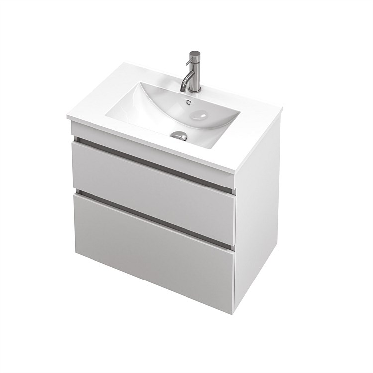 St Michel Lulu 750mm 2 Drawer Wall-Hung Vanity