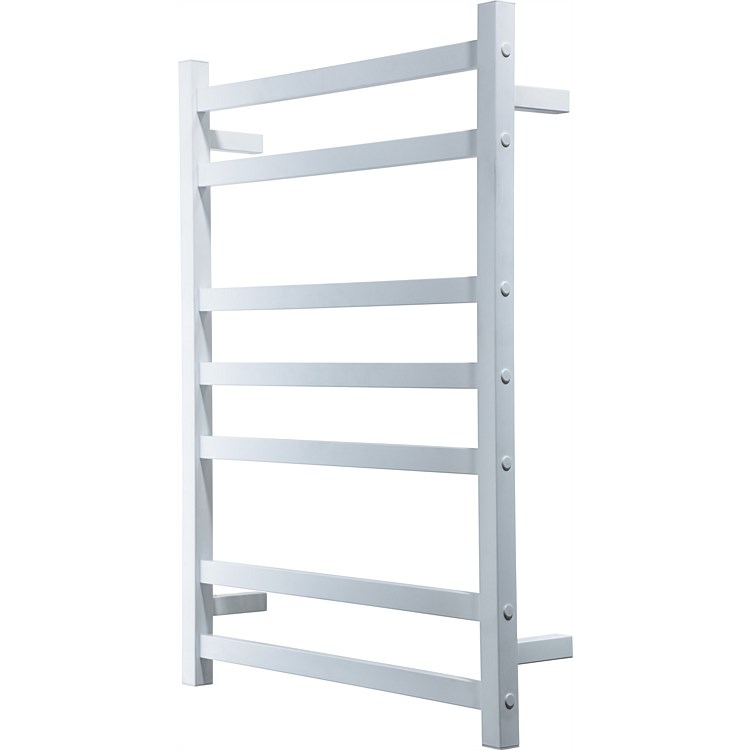 Heirloom Studio 1 7 Bar Heated Towel Warmer Matt White