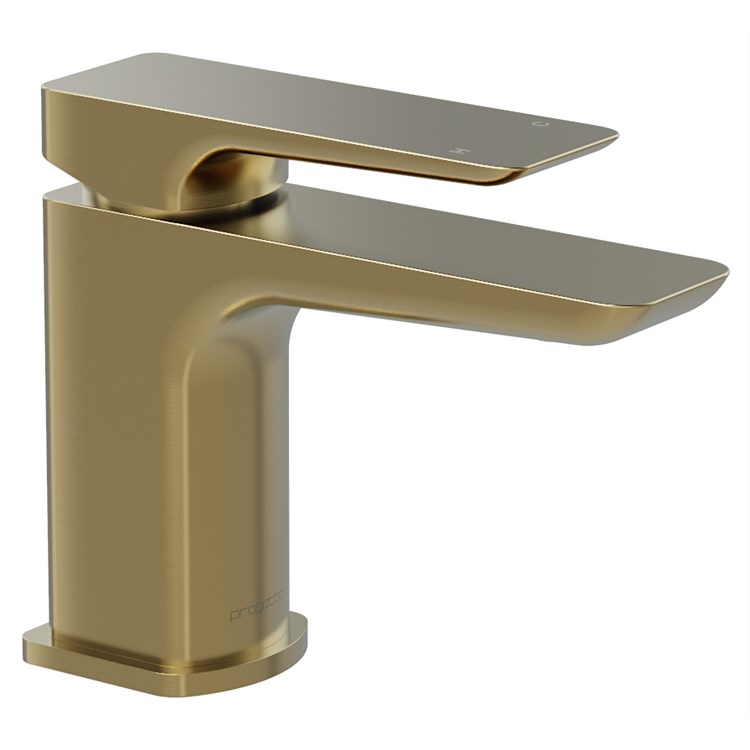 Progetto Venice Mini Basin Mixer Brushed Brass