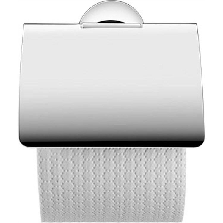 Duravit Starck T Toilet Roll Holder with Cover Chrome