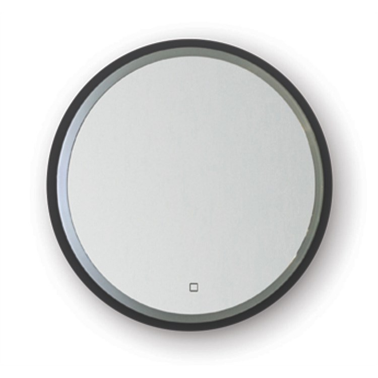 Newtech Broadway Mirror 800mm with LED Lighting and Demister Black