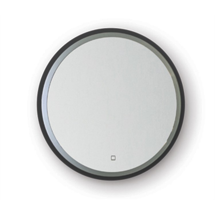 Newtech Broadway Mirror 600mm with LED Lighting and Demister Black