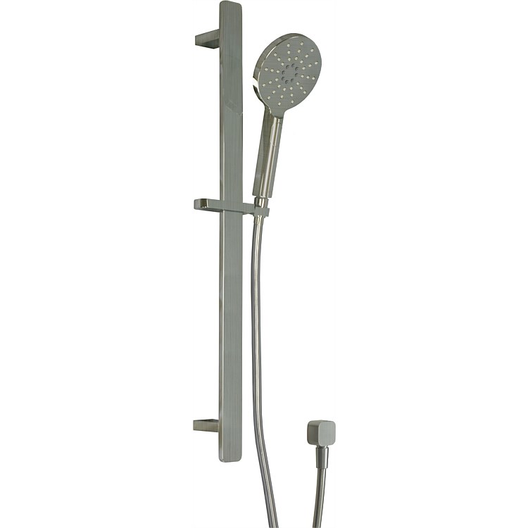 Progetto Venice Round Slide Shower Brushed Nickel