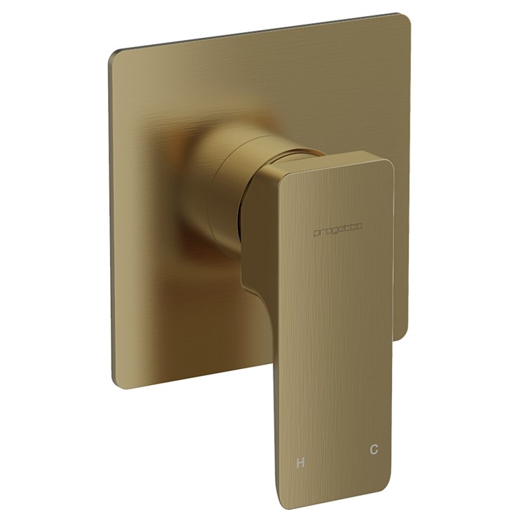 Progetto Venice Shower Mixer Brushed Brass