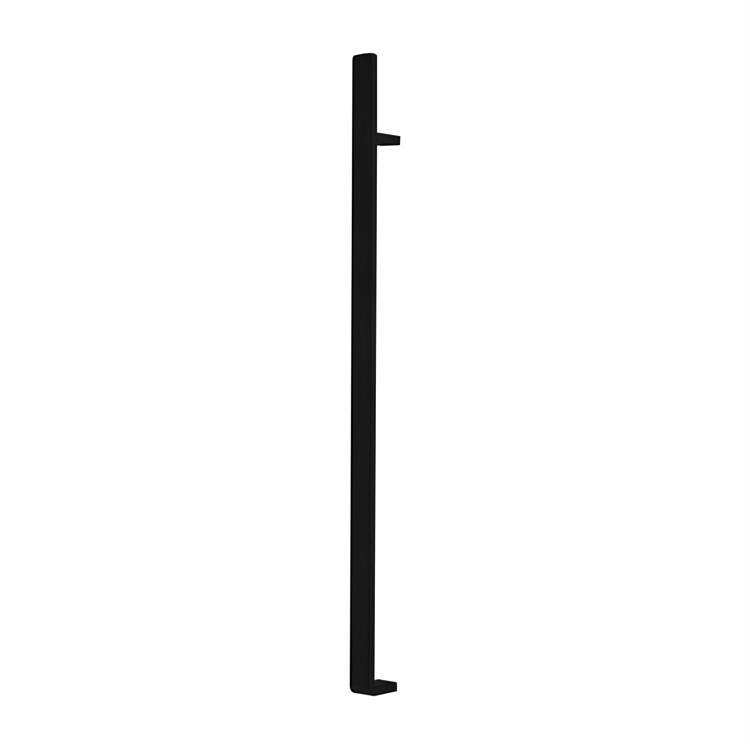 Icona Mont Vertical Pole Towel Rail 1000mm Matte Black