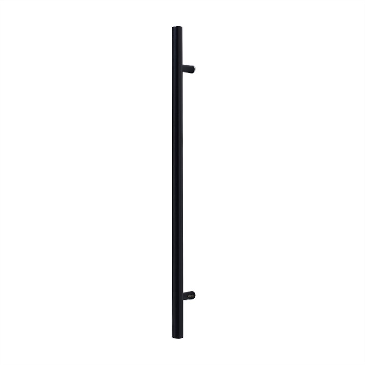 Icona Chateau Vertical Pole Towel Rail 1000mm Matte Black