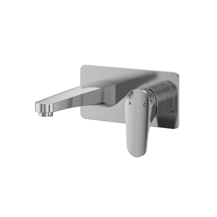 LeVivi Roma Wall Mounted Basin Mixer Chrome