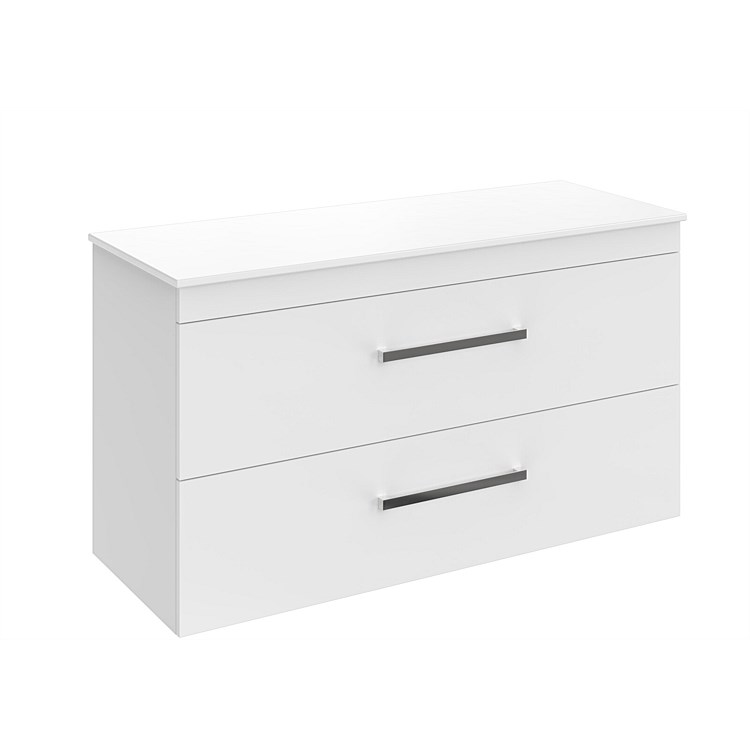 LeVivi York Prima 1200mm Double Stack Wall-Hung Vanity White