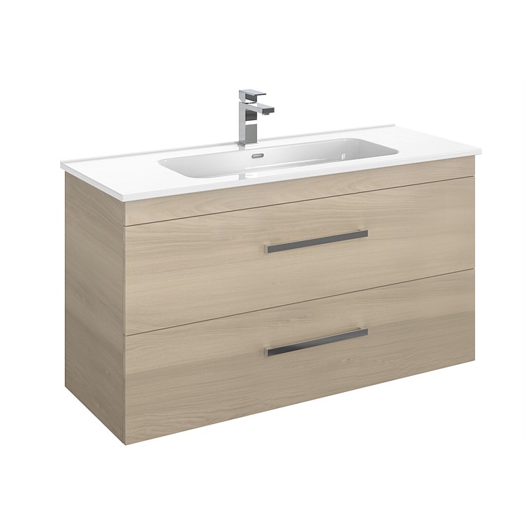 LeVivi York 1200mm Double Stack Wall-Hung Vanity Driftwood