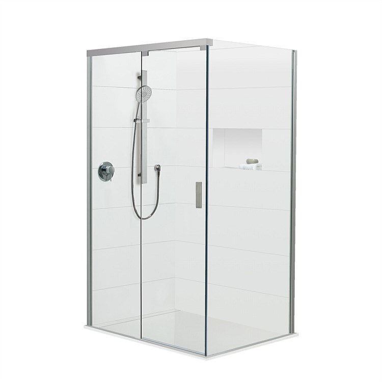 Atlantis Brenner 1200x1000mm LH 2 Wall Shower