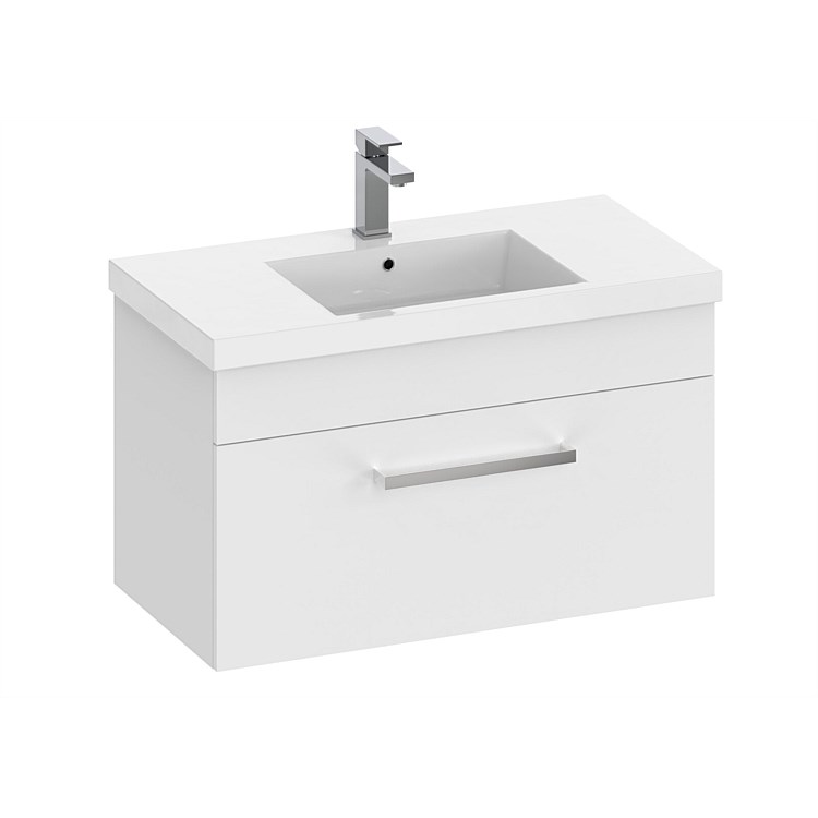 LeVivi York Neo 750mm Wall-Hung Vanity White