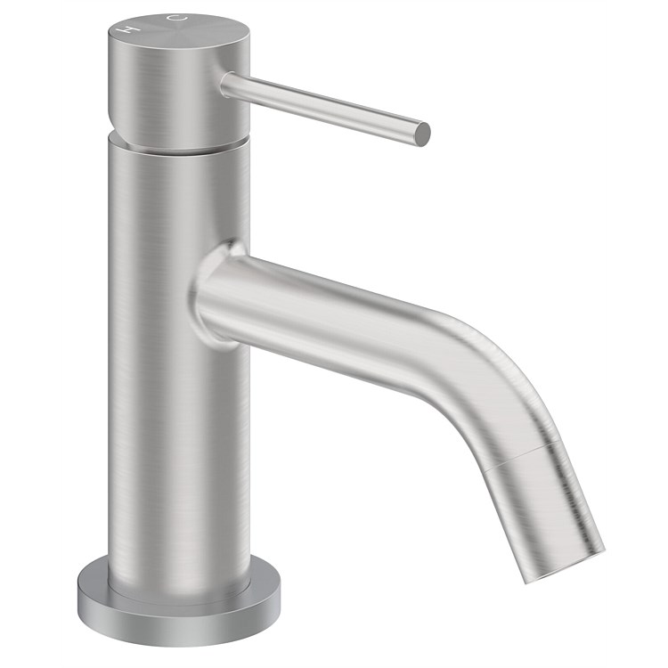 LeVivi Slim Stainless Steel Basin Mixer Stainless Steel LeVivi Slim Stainless Steel Basin Mixer Stainless Steel