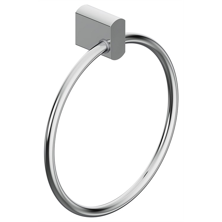 LeVivi Zara Towel Ring Chrome