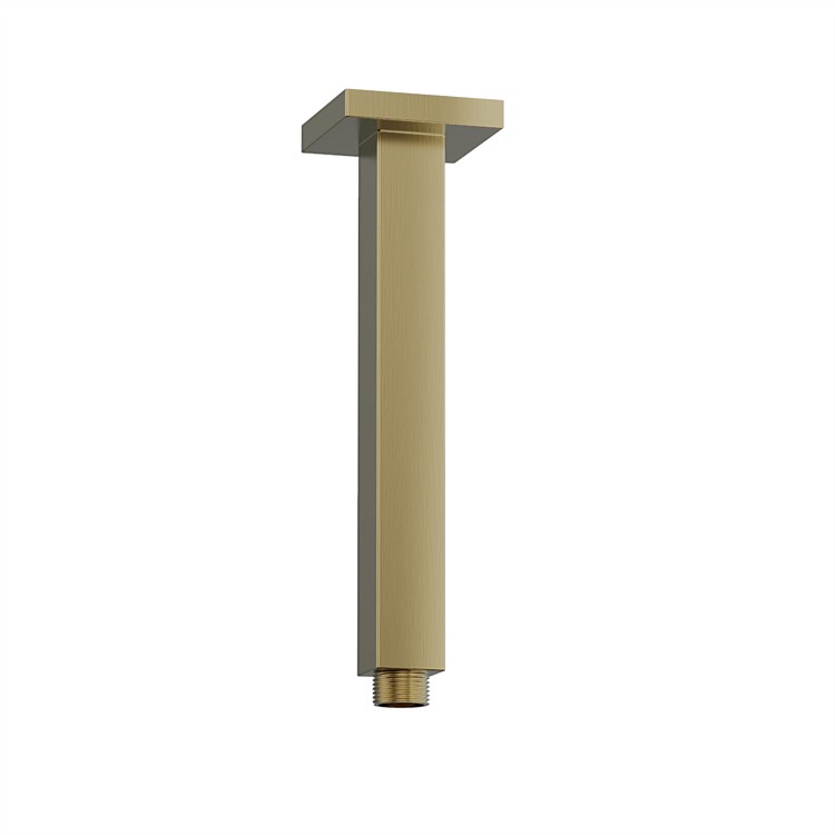 Progetto Venice Shower Arm Ceiling Mount 300mm Brushed Brass