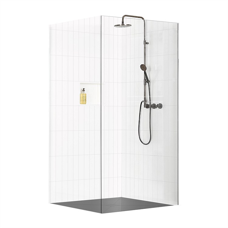 Atlantis Accessible 2 Wall 1200X1200 Tile Shower with Fixed Panel