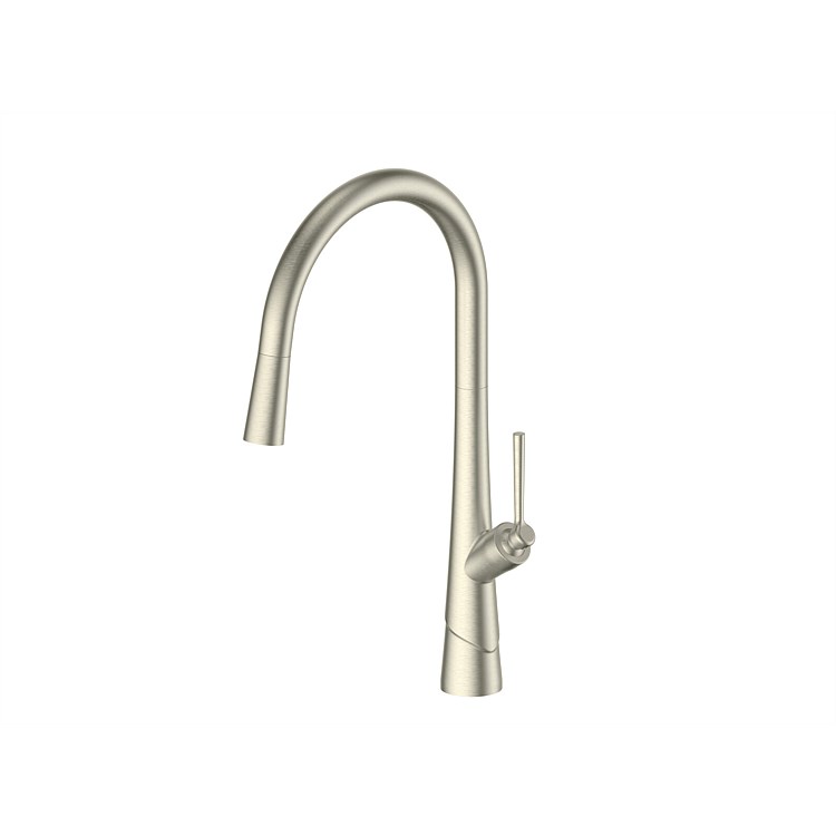 Greens Lustro Sink Mixer with Pull-Down Spout Brushed Nickel